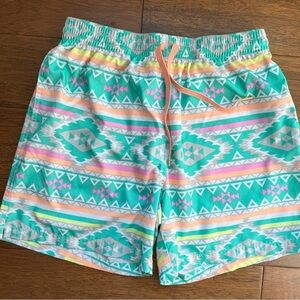 Chubbies The En Fuegos 5.5in inseam Stretch Swim Trunk Shorts Size large  Men's